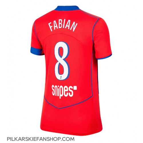 Koszulka piłkarska Paris Saint-Germain Fabian Ruiz #8 Strój Trzeci dla kobiety 2025-26 tanio Krótki Rękaw Koszulka piłkarska Paris Saint-Germain Fabian Ruiz #8 Strój Trzeci dla kobiety 2025-26 tanio Krótki Rękaw